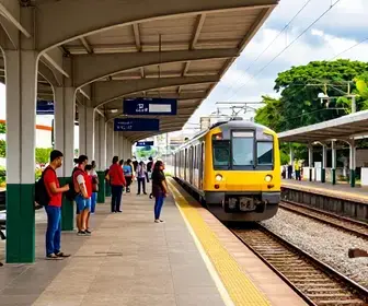 Explorando as Estações da Linha Sul do Metrô em Jaboatão