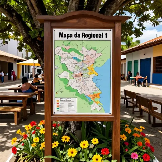 Mapa da Regional 1 Mapa da Regional 1